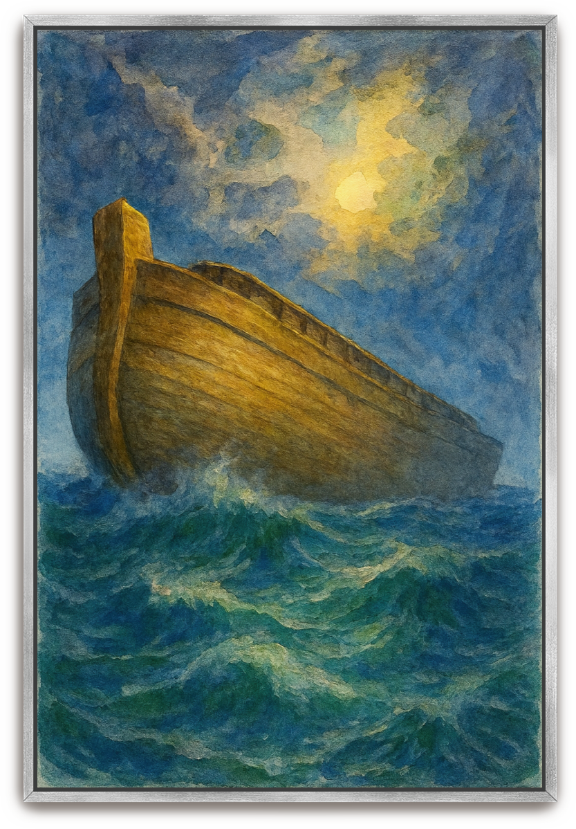 The Ark - Watercolor - Scriptures Illustrated