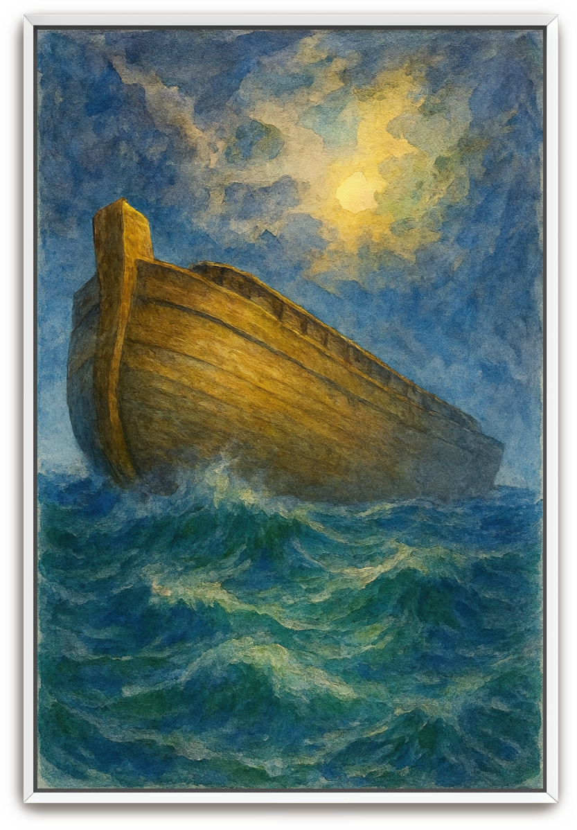 The Ark - Watercolor - Scriptures Illustrated