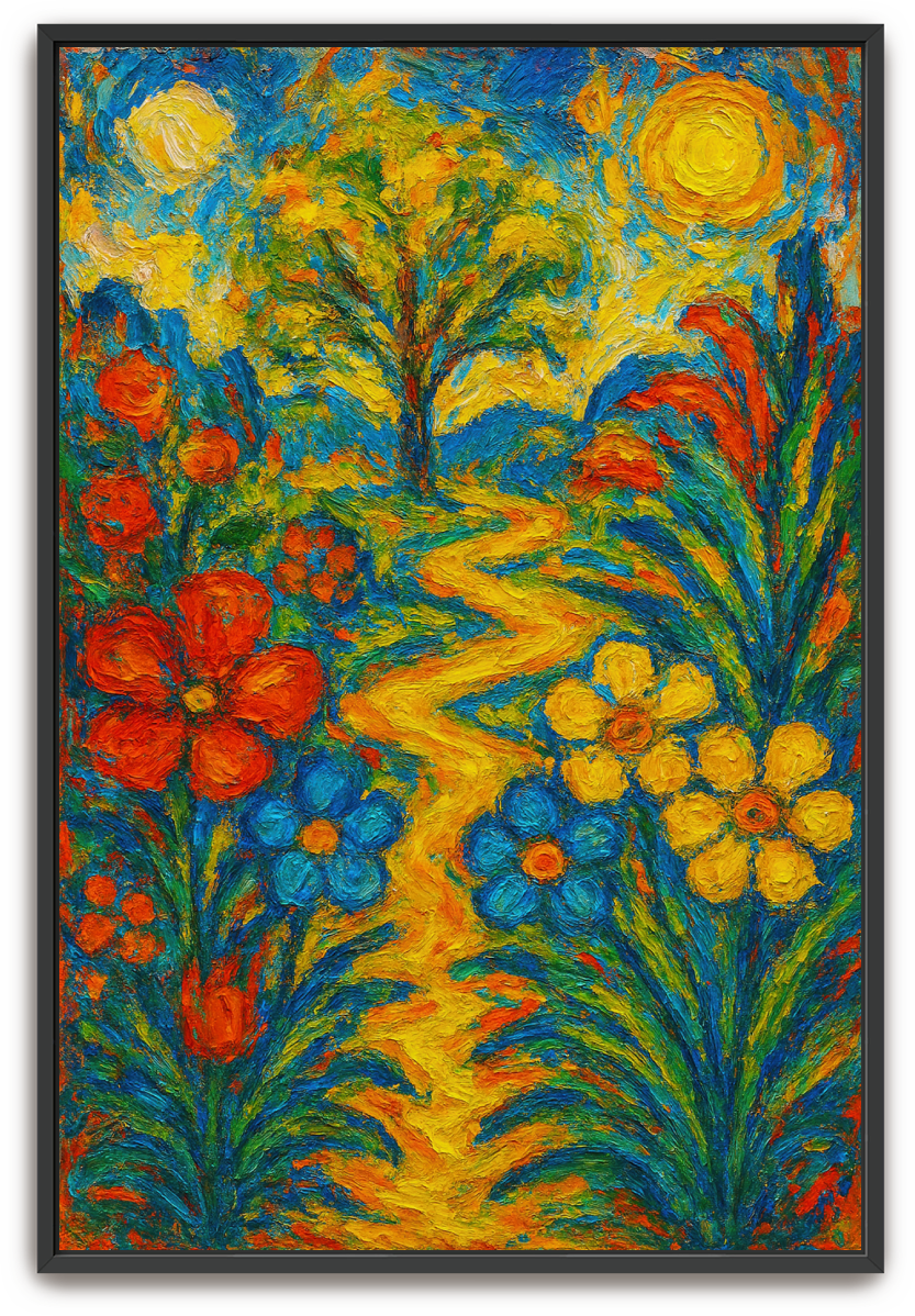 The Garden - Abstract Expressionism - Scriptures Illustrated