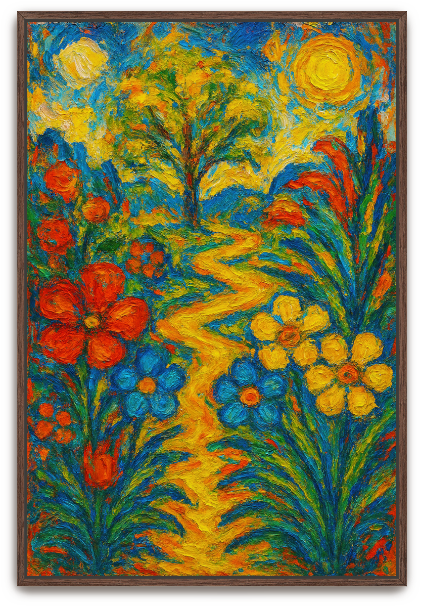 The Garden - Abstract Expressionism - Scriptures Illustrated