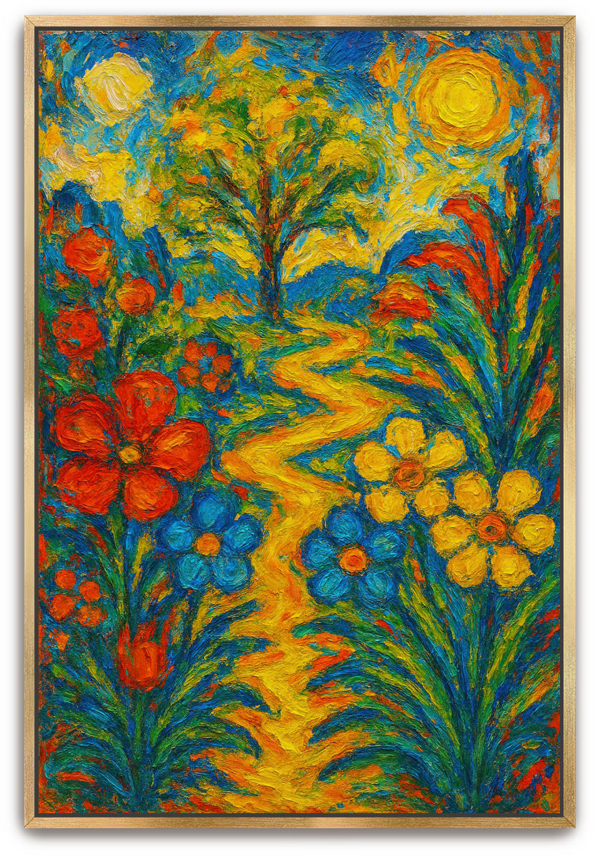 The Garden - Abstract Expressionism - Scriptures Illustrated