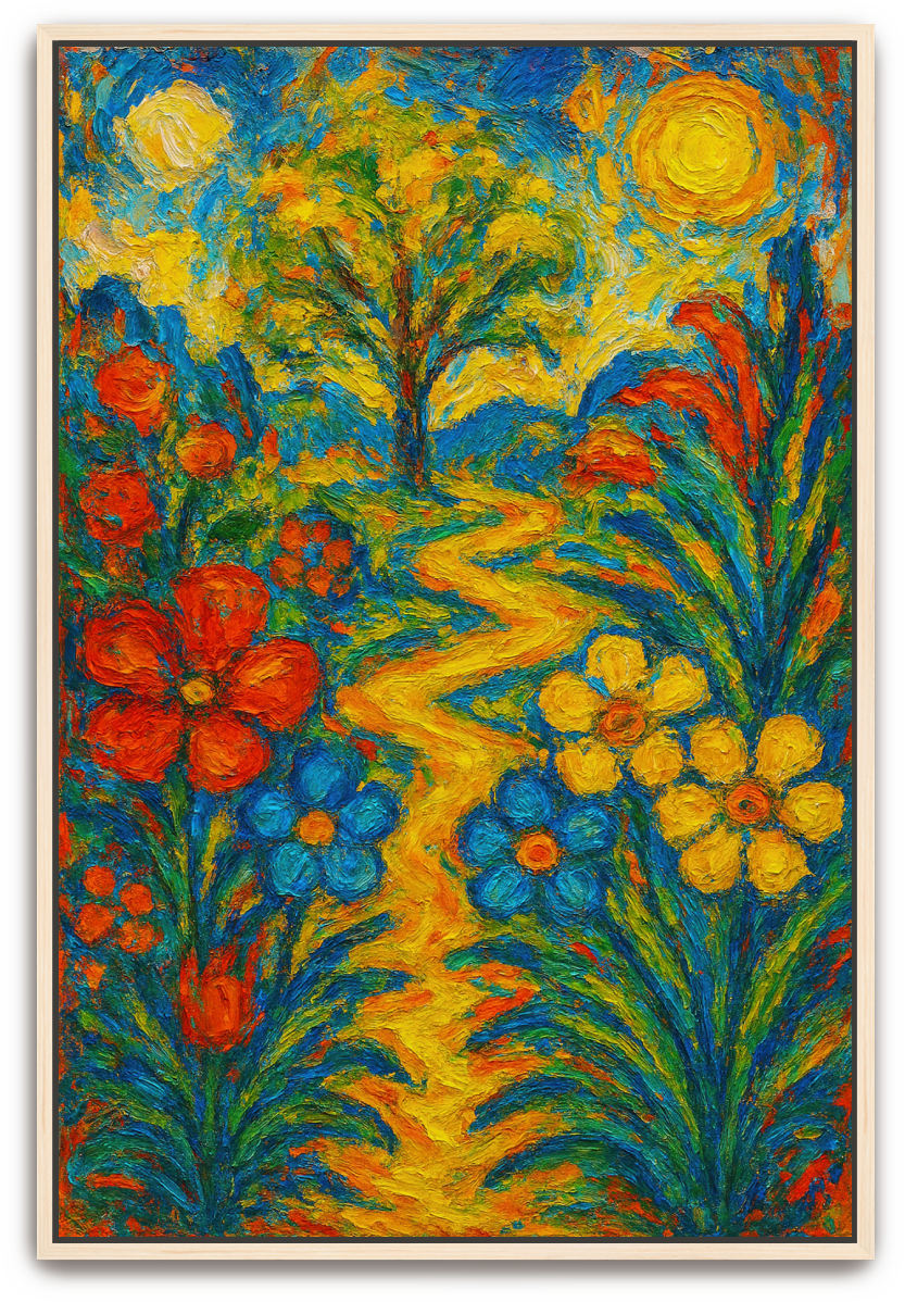 The Garden - Abstract Expressionism - Scriptures Illustrated