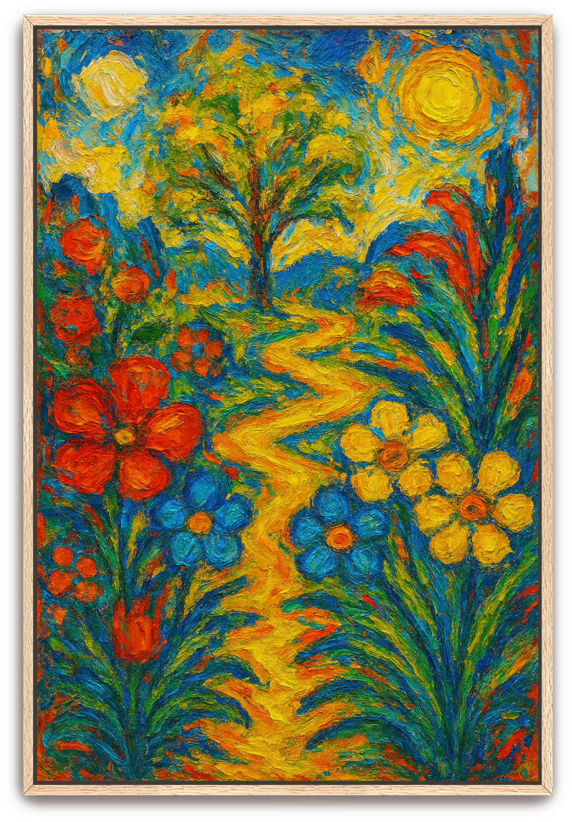 The Garden - Abstract Expressionism - Scriptures Illustrated