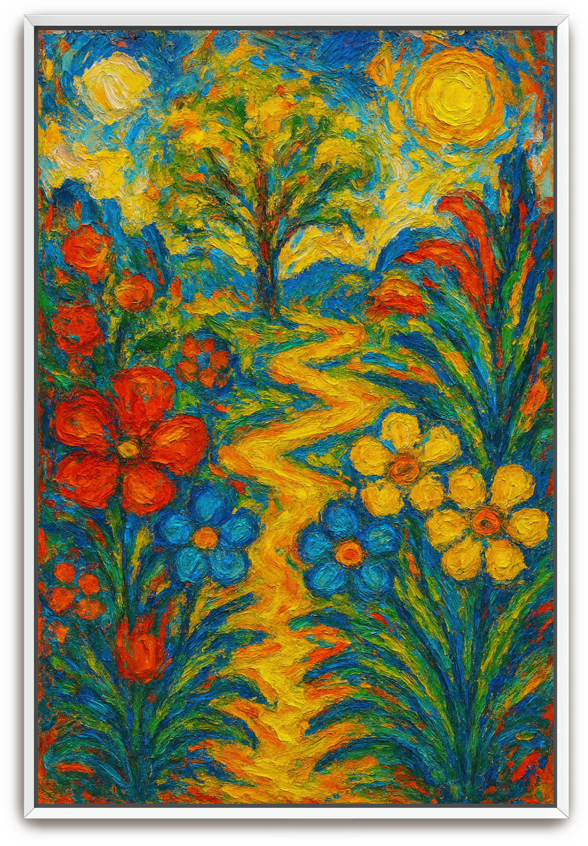 The Garden - Abstract Expressionism - Scriptures Illustrated