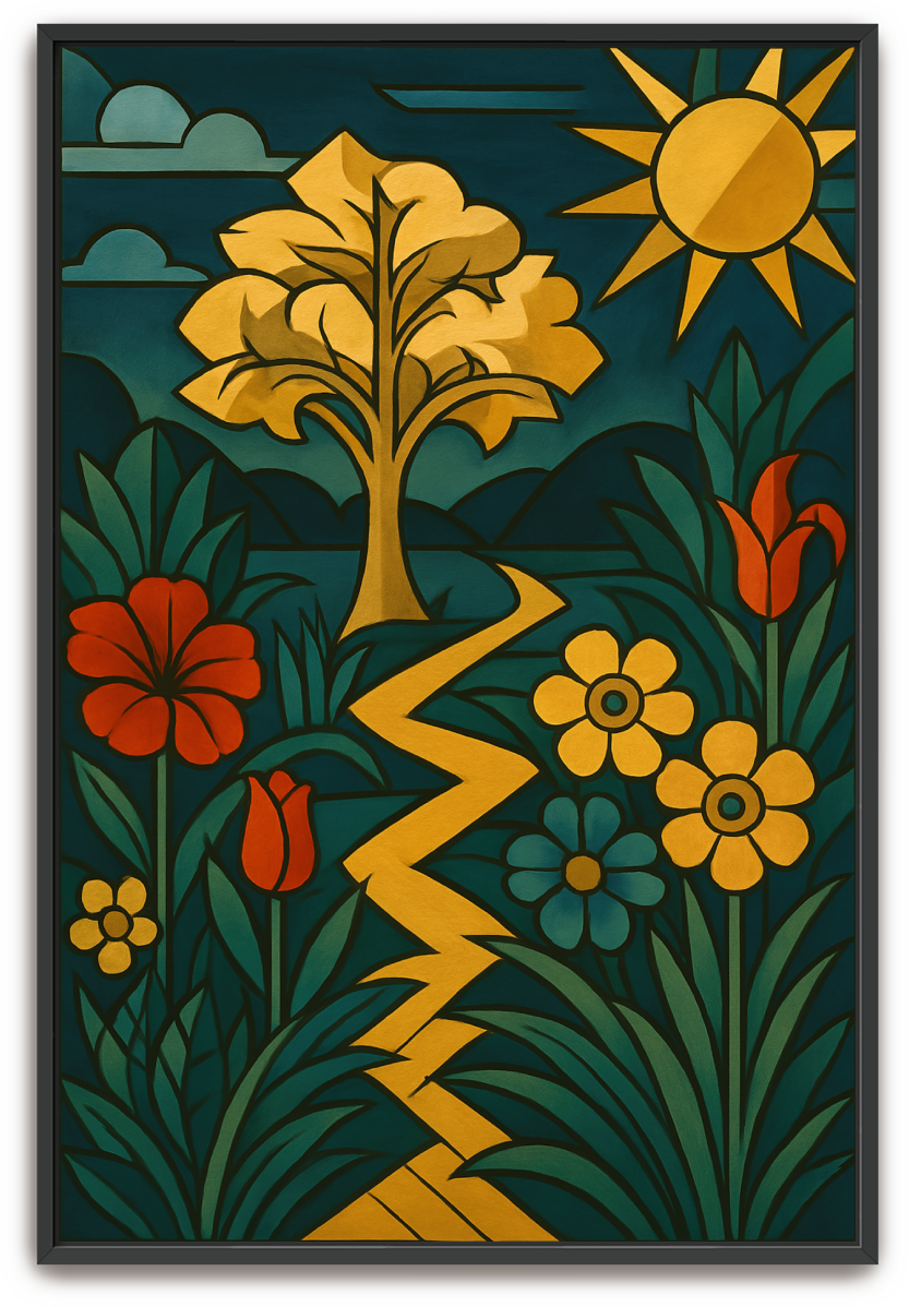 The Garden - Art Deco - Scriptures Illustrated