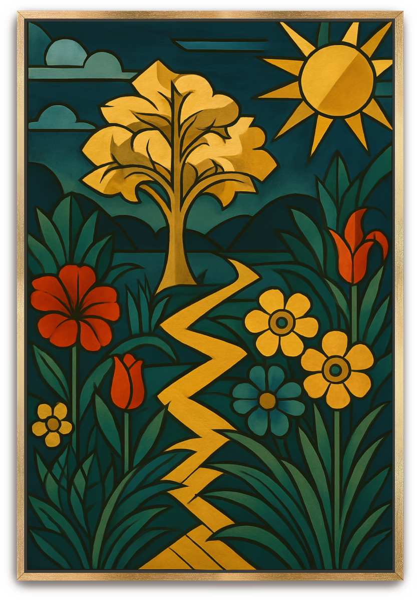 The Garden - Art Deco - Scriptures Illustrated