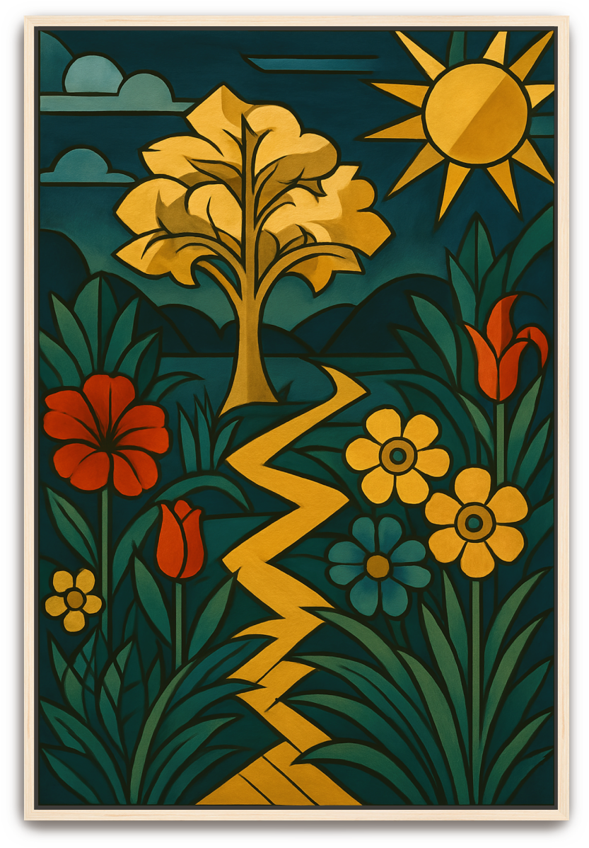 The Garden - Art Deco - Scriptures Illustrated