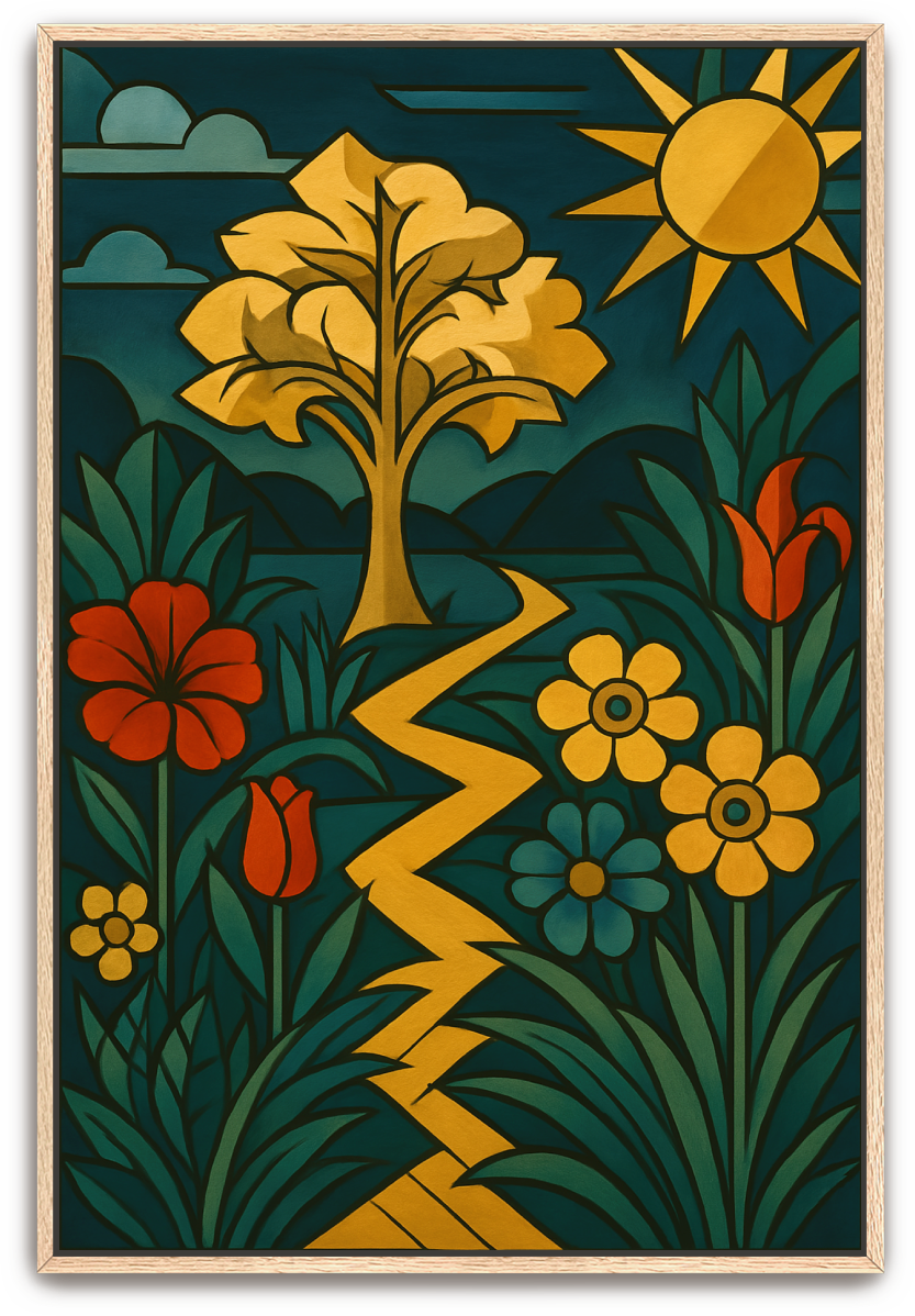 The Garden - Art Deco - Scriptures Illustrated