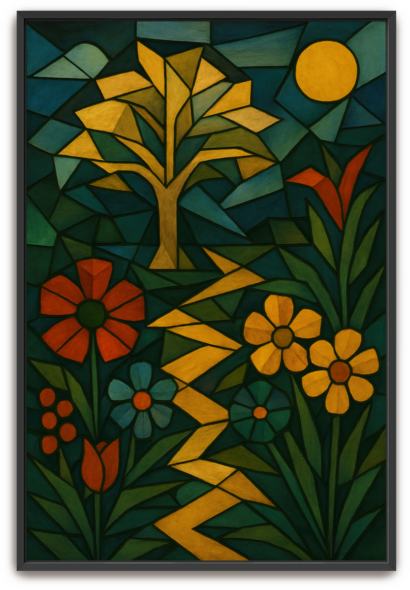 The Garden - Cubism - Scriptures Illustrated