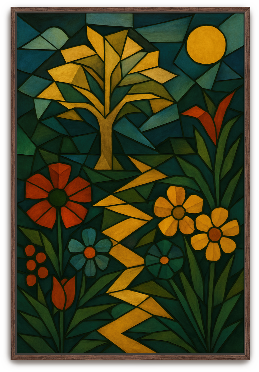 The Garden - Cubism - Scriptures Illustrated