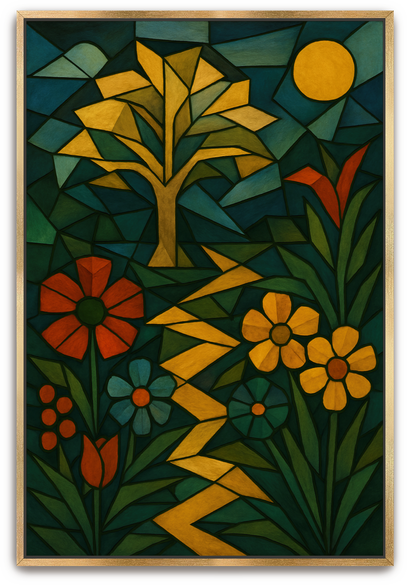 The Garden - Cubism - Scriptures Illustrated