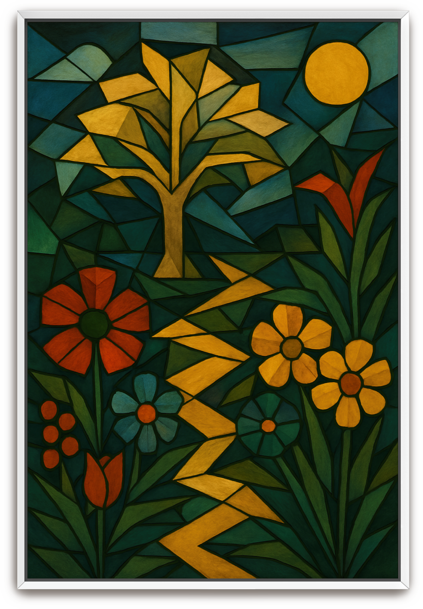 The Garden - Cubism - Scriptures Illustrated