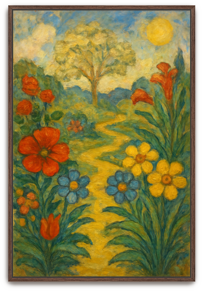 The Garden - Impressionism - Scriptures Illustrated