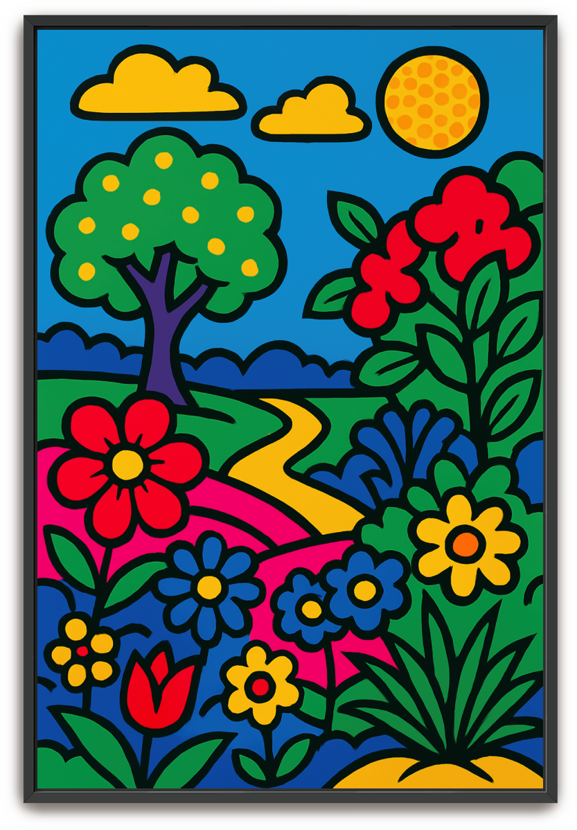 The Garden - Pop Art - Scriptures Illustrated