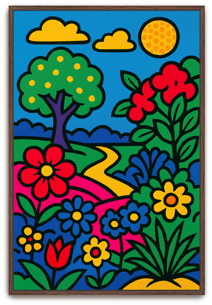 The Garden - Pop Art - Scriptures Illustrated