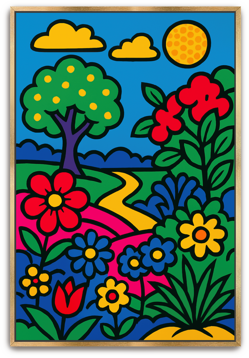 The Garden - Pop Art - Scriptures Illustrated