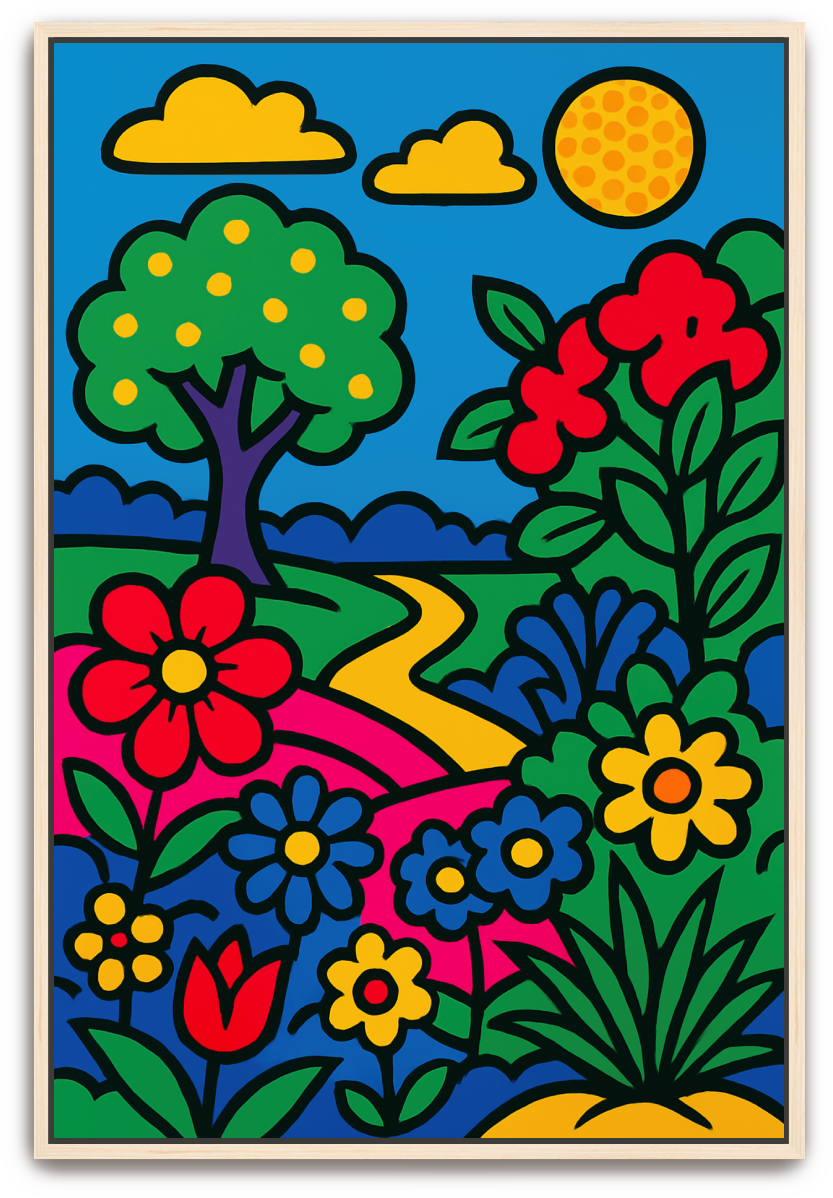 The Garden - Pop Art - Scriptures Illustrated