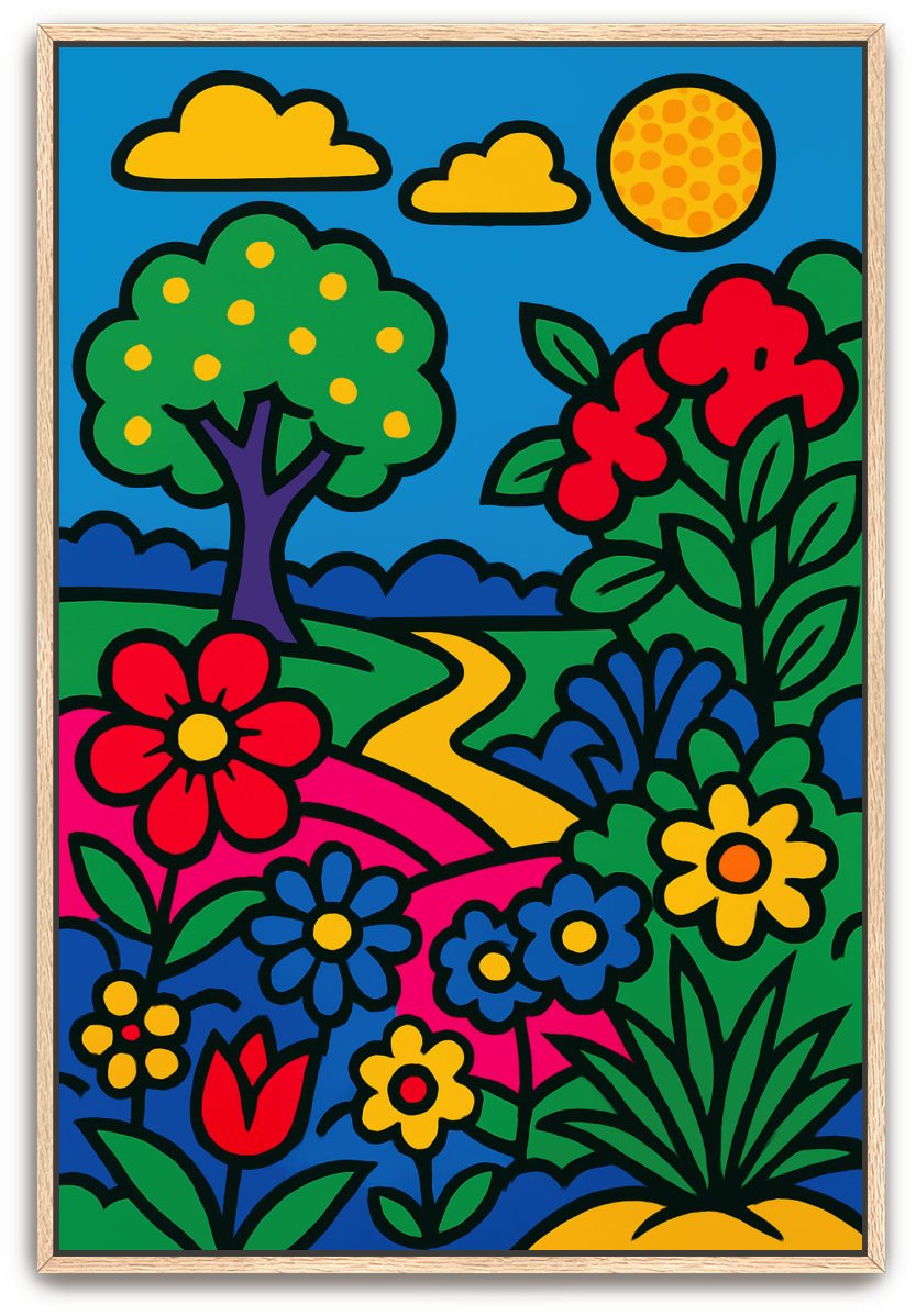 The Garden - Pop Art - Scriptures Illustrated