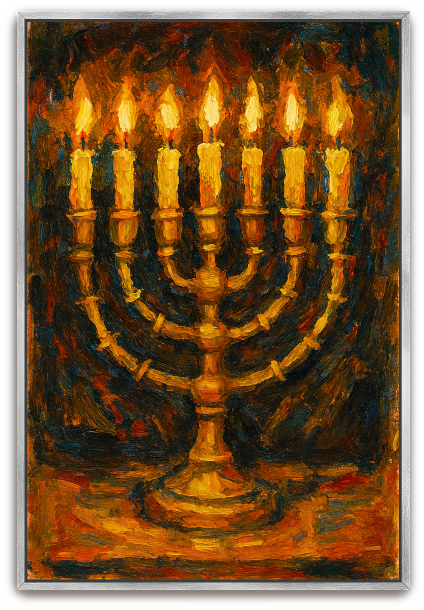 The Lampstand - Abstract Expressionism - Scriptures Illustrated