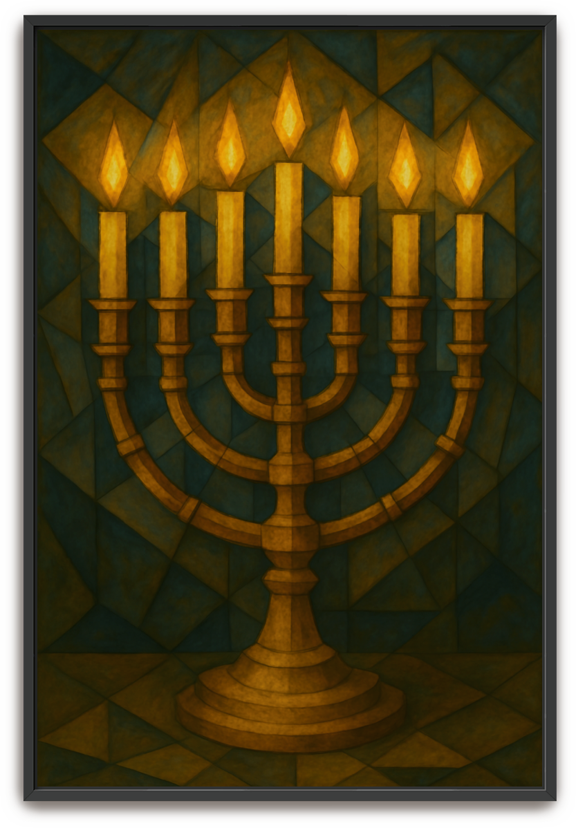 The Lampstand - Cubism