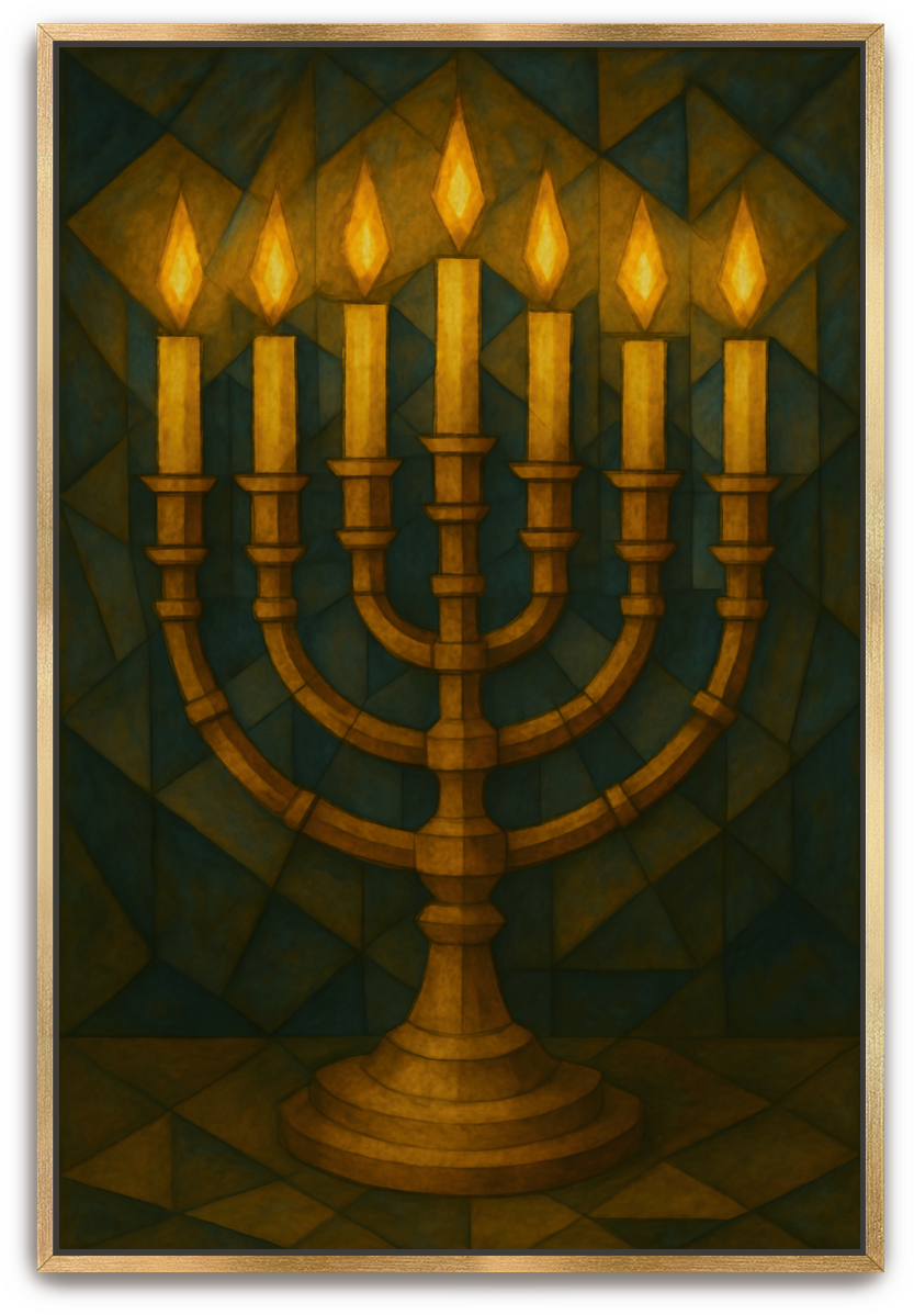 The Lampstand - Cubism