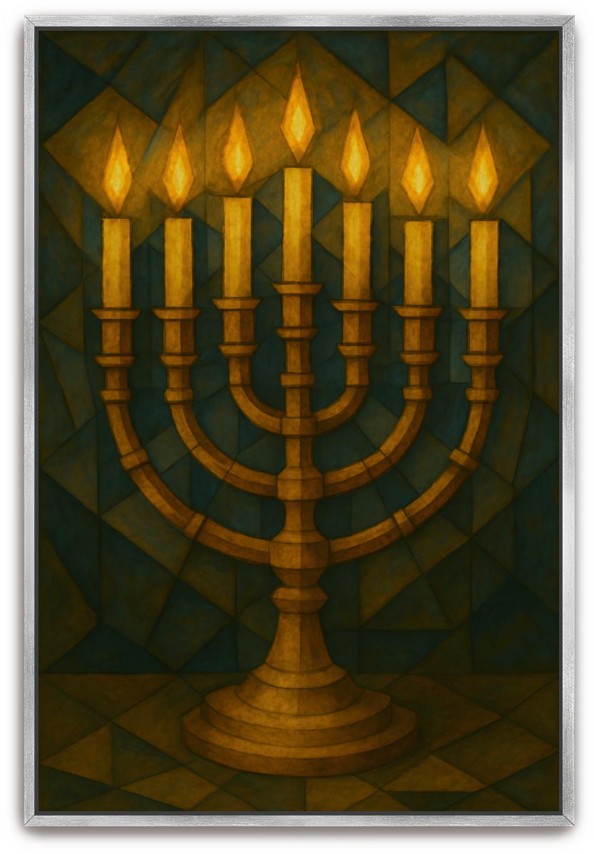 The Lampstand - Cubism