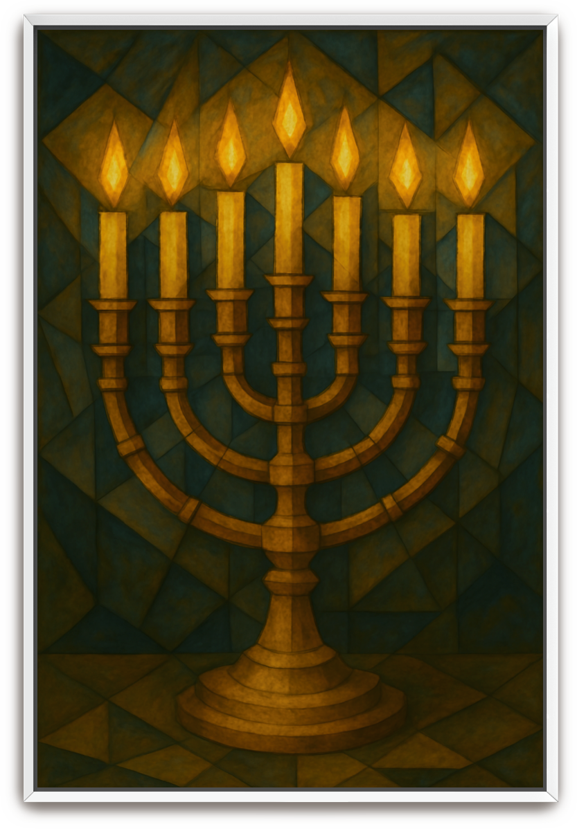 The Lampstand - Cubism