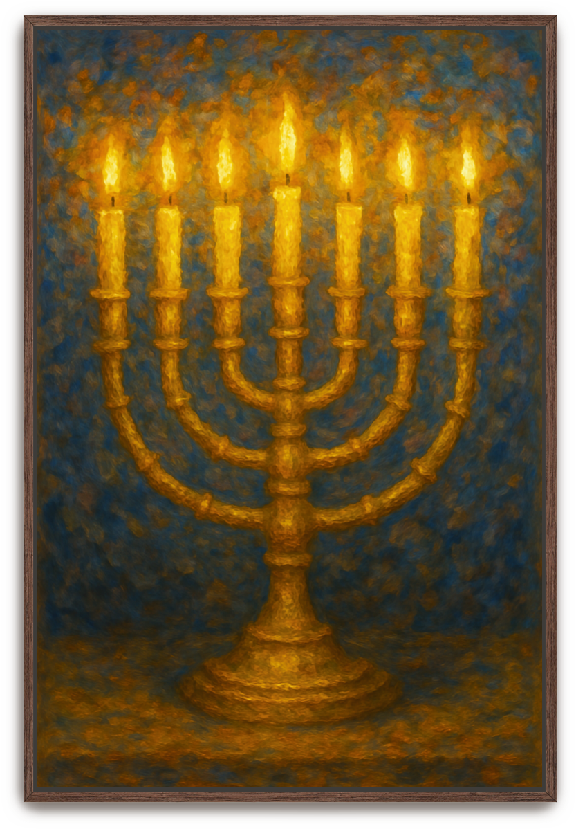 The Lampstand - Impressionism - Scriptures Illustrated