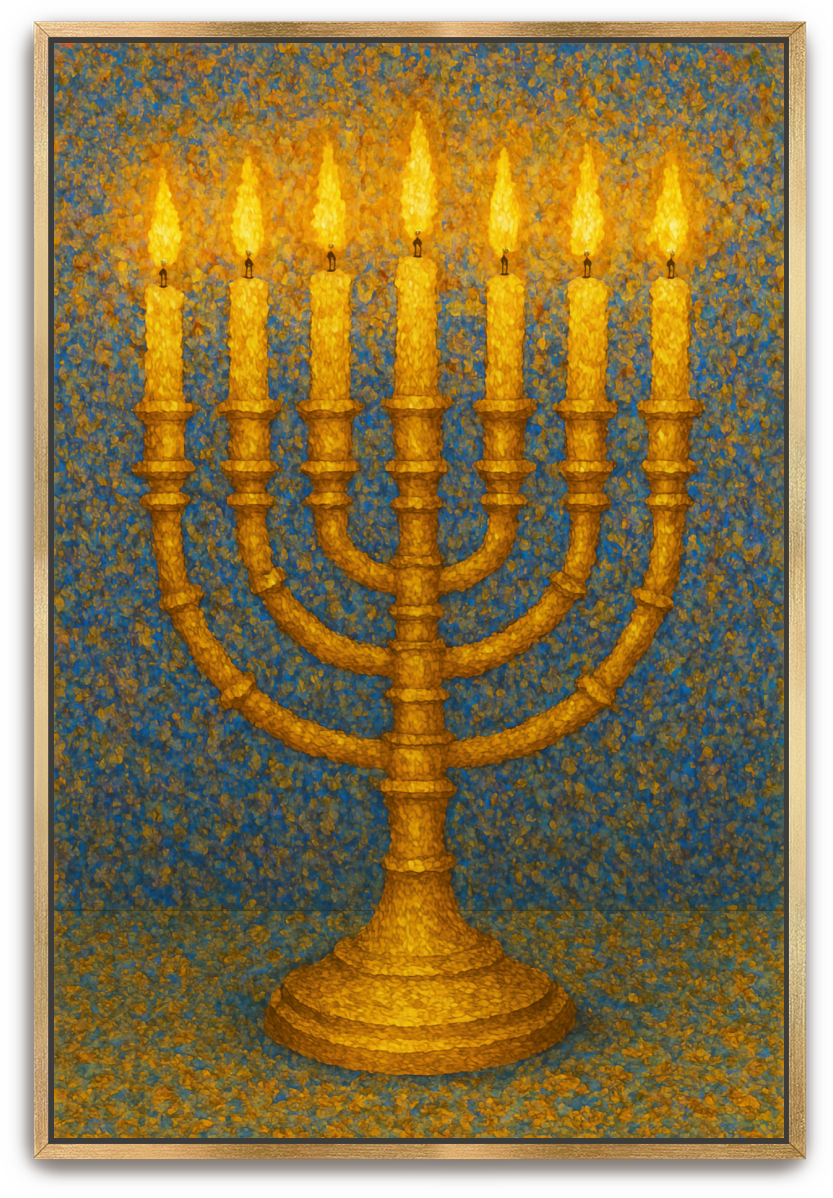 The Lampstand - Pointillism