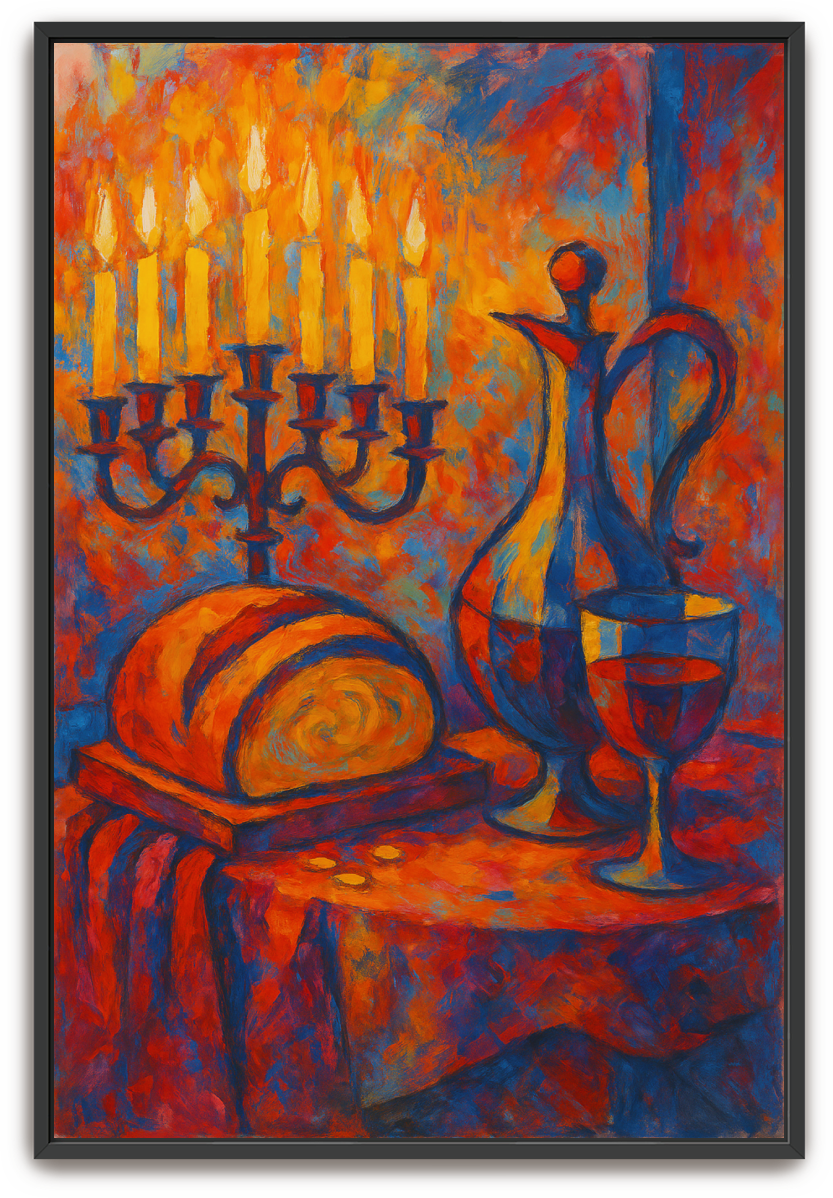 The Lampstand and The Covenant - Abstract Expressionism