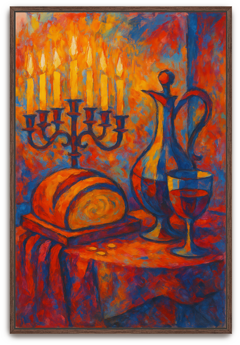 The Lampstand and The Covenant - Abstract Expressionism