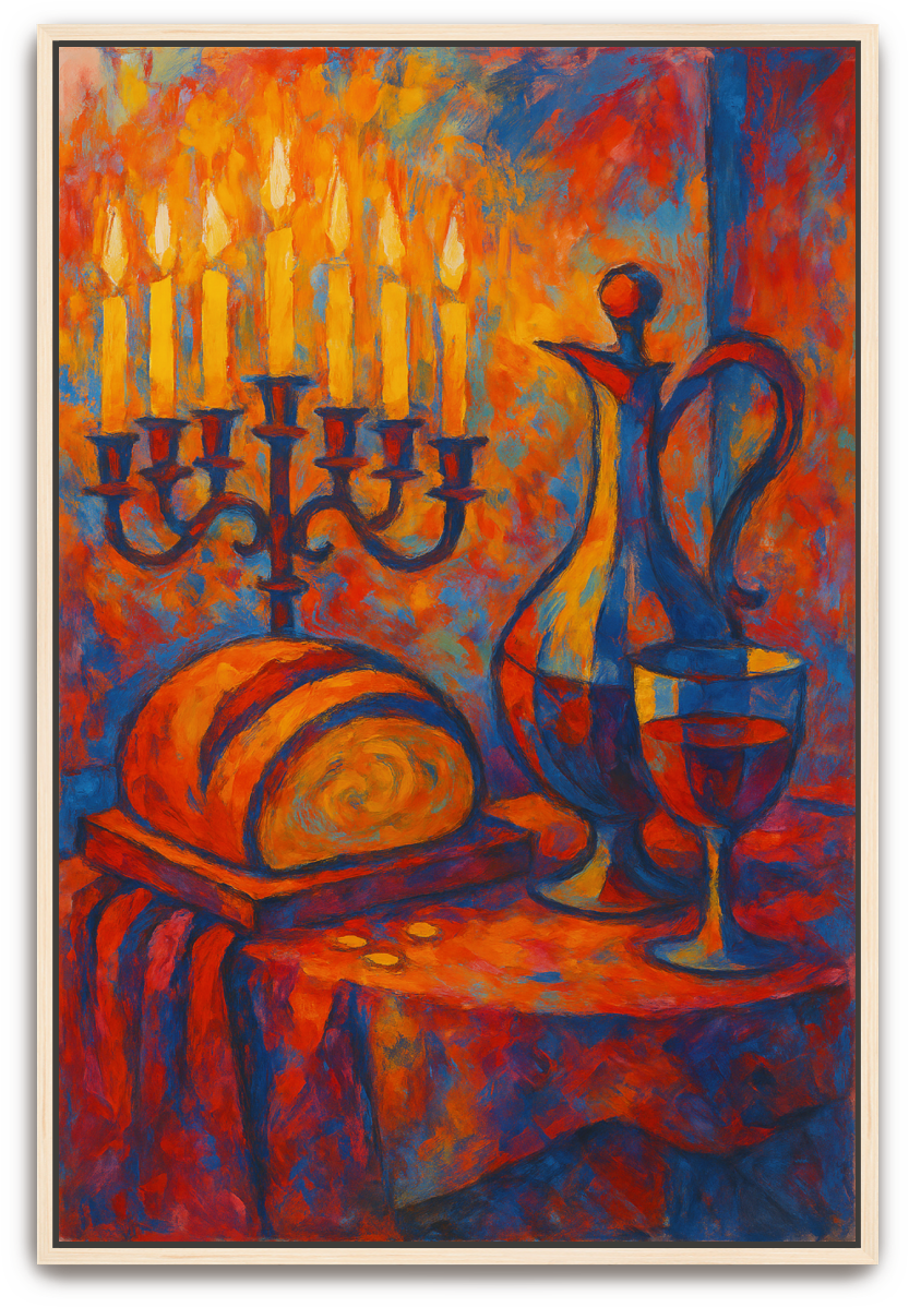 The Lampstand and The Covenant - Abstract Expressionism