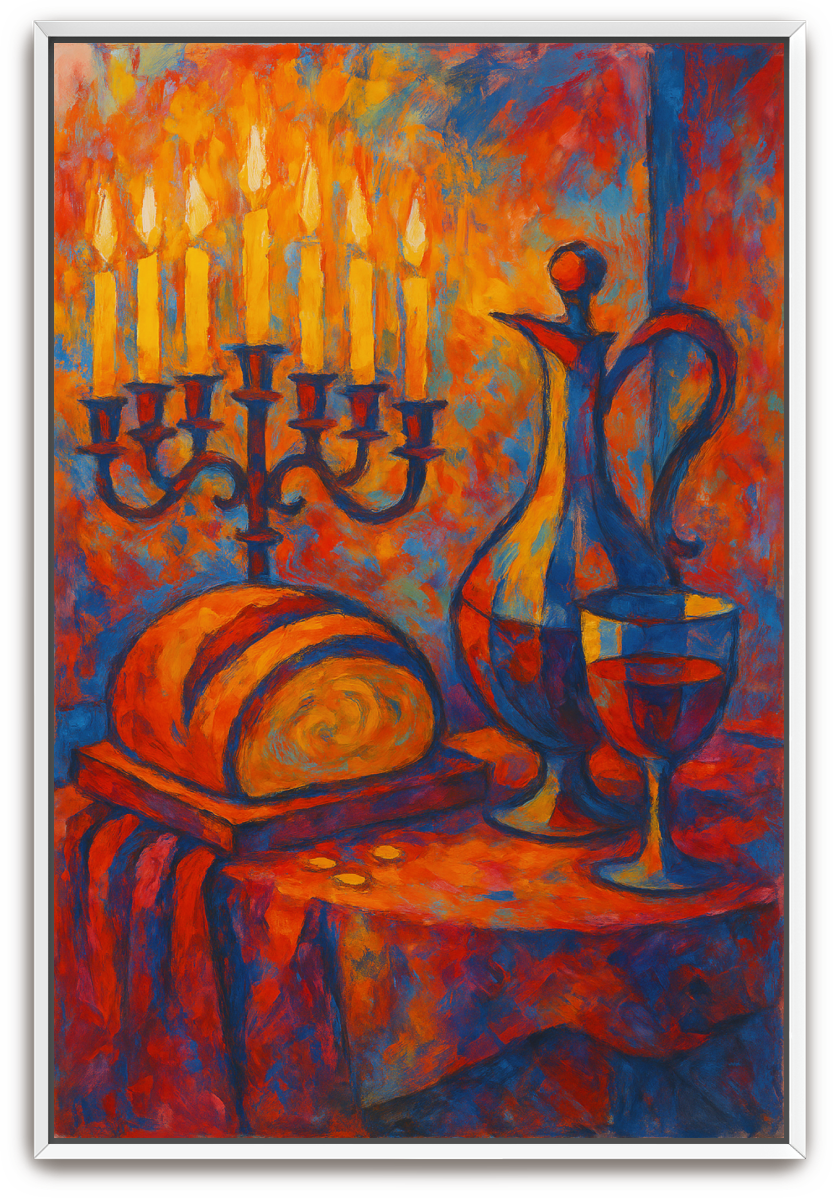 The Lampstand and The Covenant - Abstract Expressionism