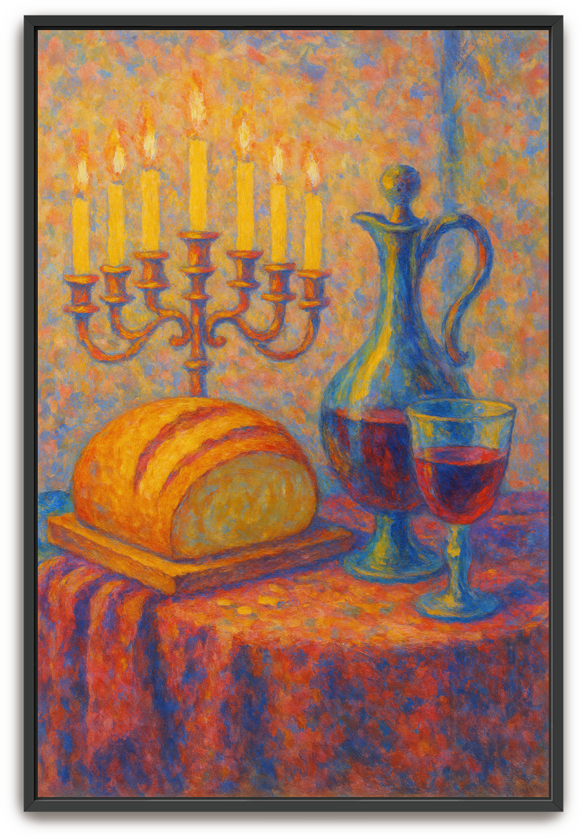 The Lampstand and The Covenant - Impressionism - Scriptures Illustrated