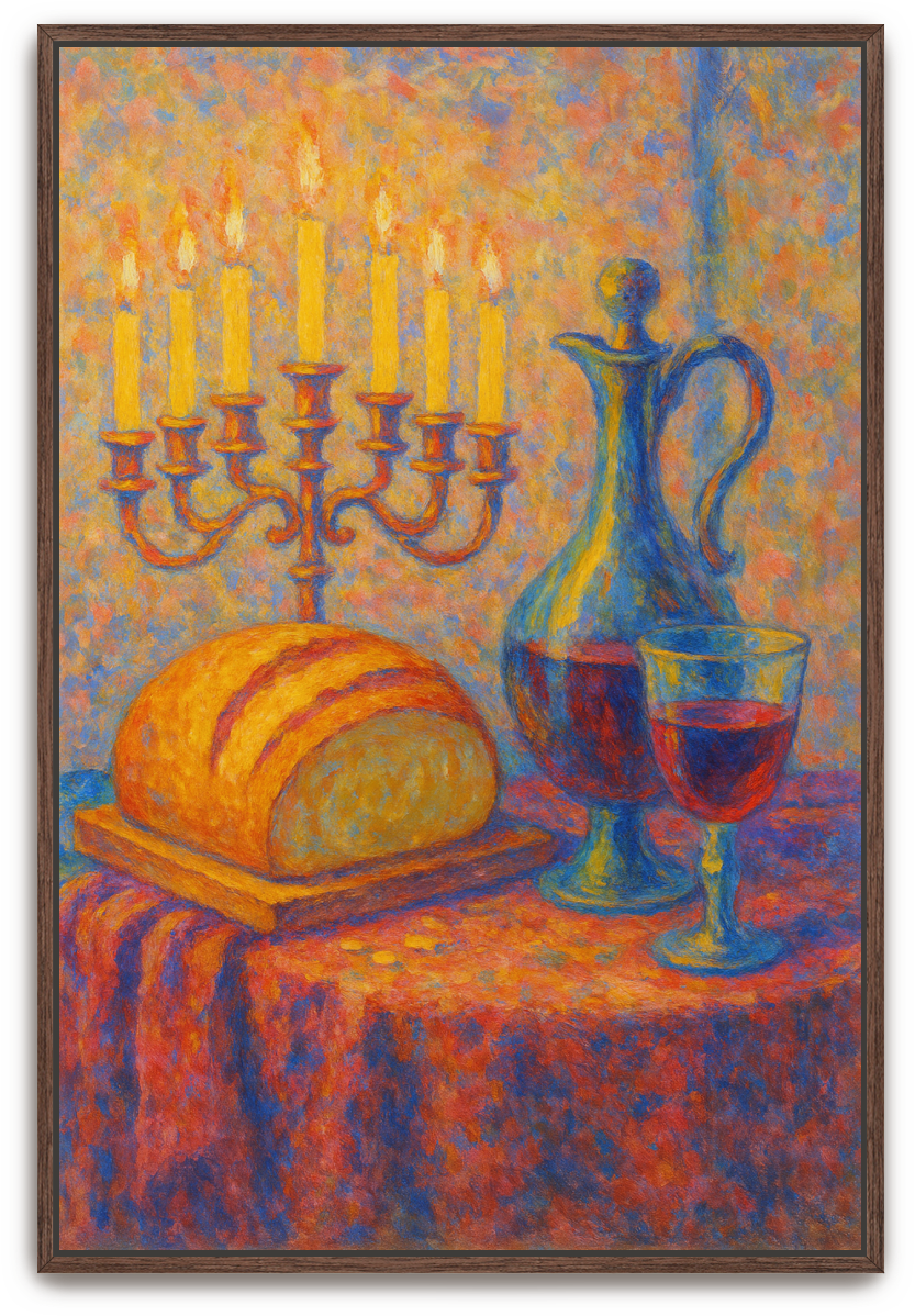 The Lampstand and The Covenant - Impressionism - Scriptures Illustrated