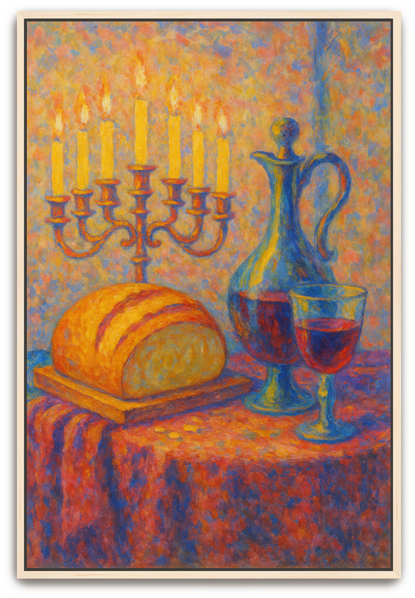 The Lampstand and The Covenant - Impressionism - Scriptures Illustrated