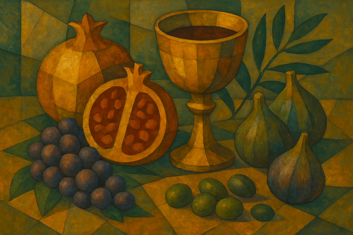 Tu B'Shvat - Cubism - Scriptures Illustrated