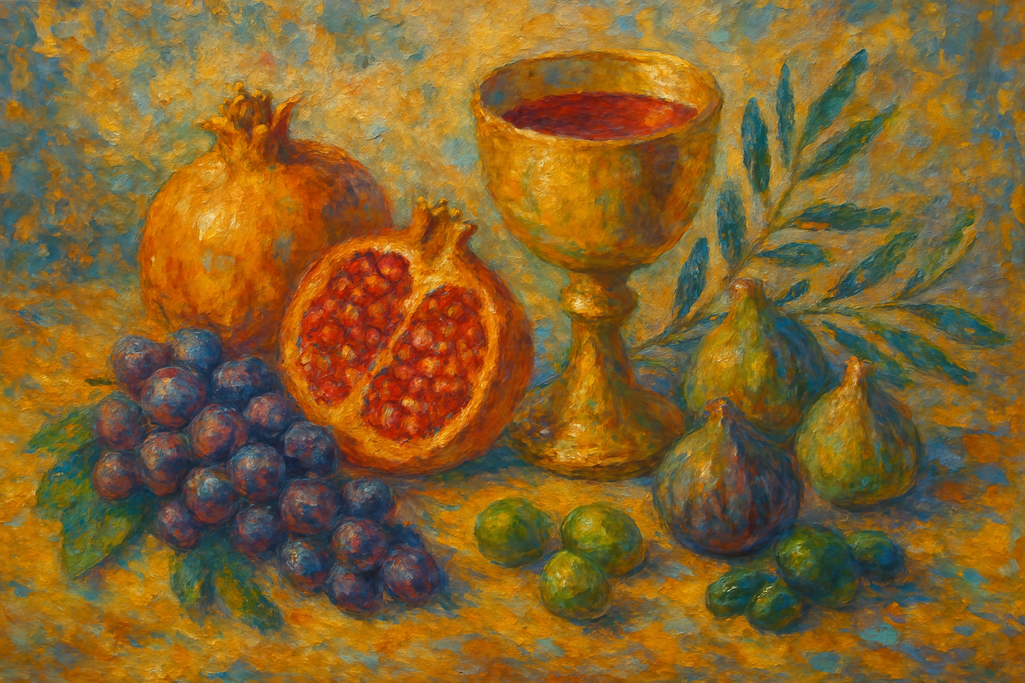 Tu B'Shvat - Impressionism - Scriptures Illustrated