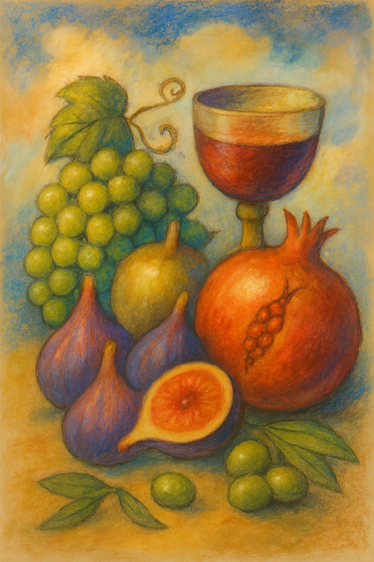 Tu B'Shvat - Pastels