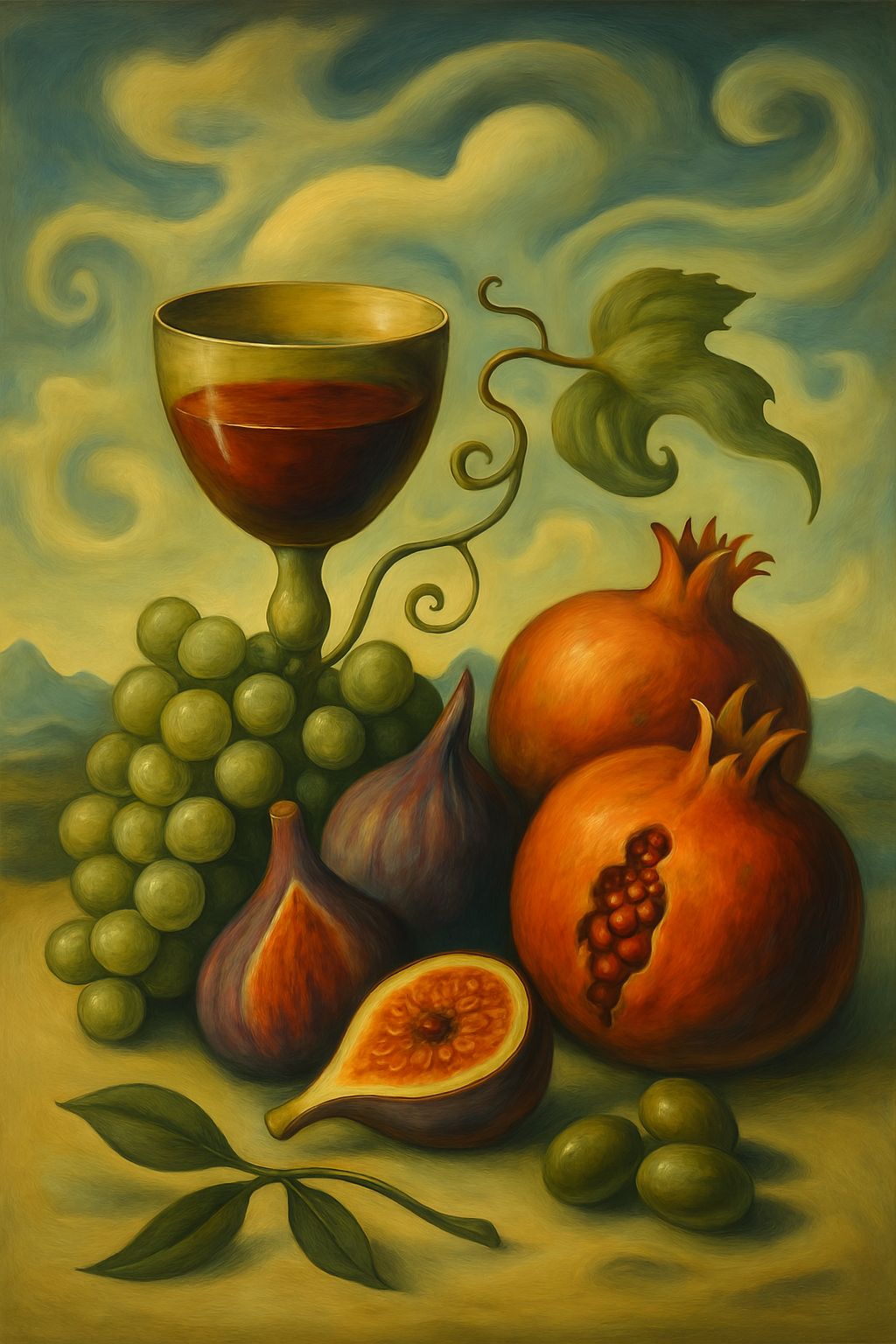 Tu B'Shvat - Surrealism - Scriptures Illustrated