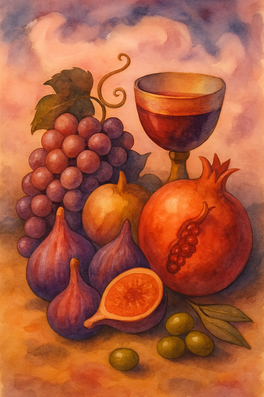 Tu B'Shvat - Watercolor