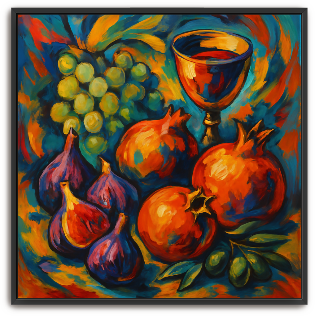 Tu B'Shvat - Abstract Expressionism - Scriptures Illustrated