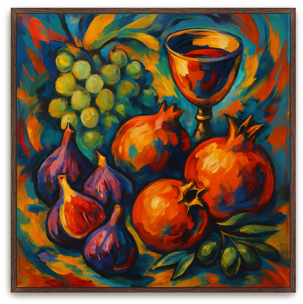 Tu B'Shvat - Abstract Expressionism - Scriptures Illustrated