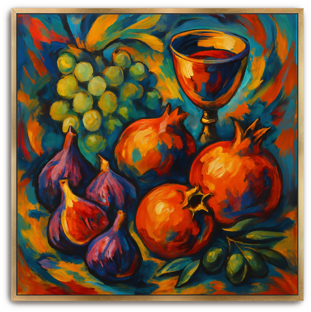 Tu B'Shvat - Abstract Expressionism - Scriptures Illustrated