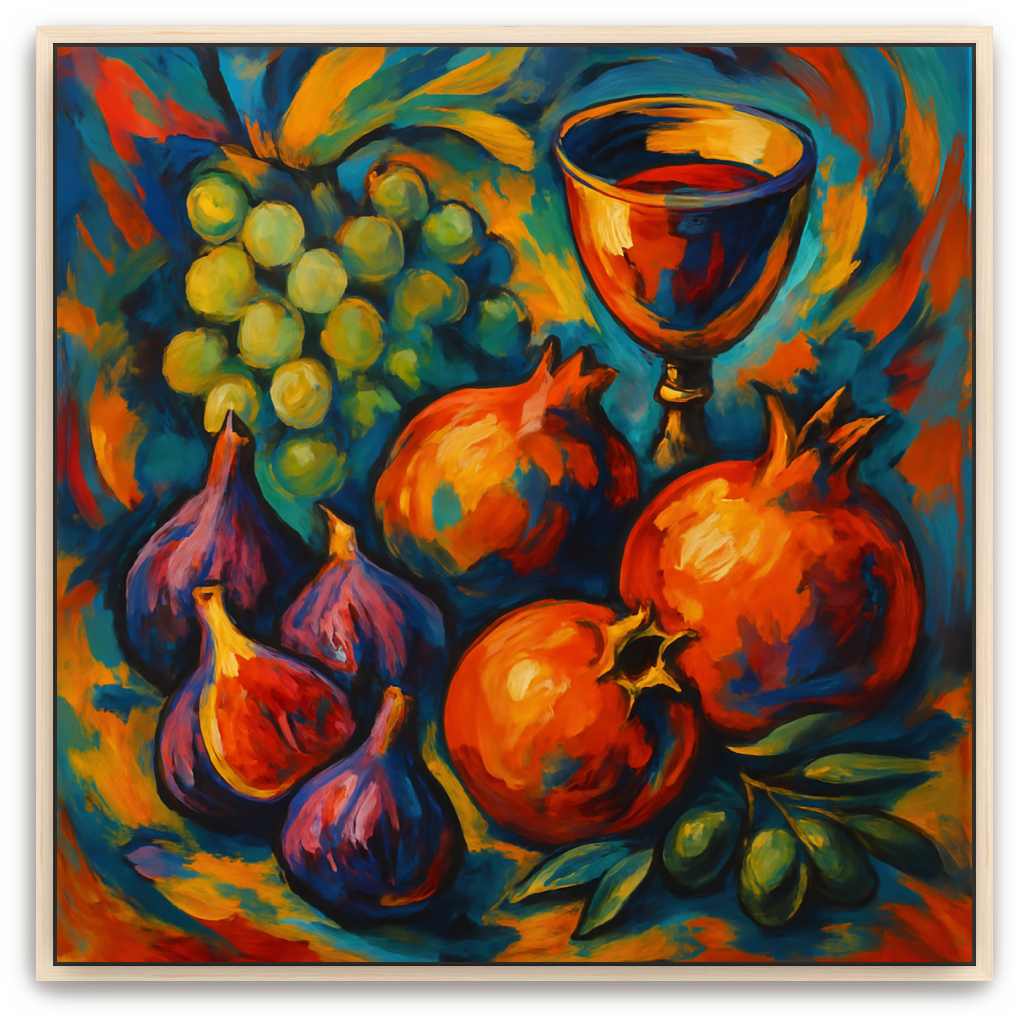 Tu B'Shvat - Abstract Expressionism - Scriptures Illustrated