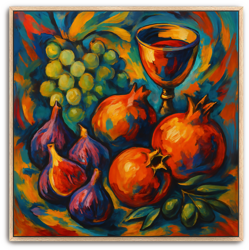 Tu B'Shvat - Abstract Expressionism - Scriptures Illustrated