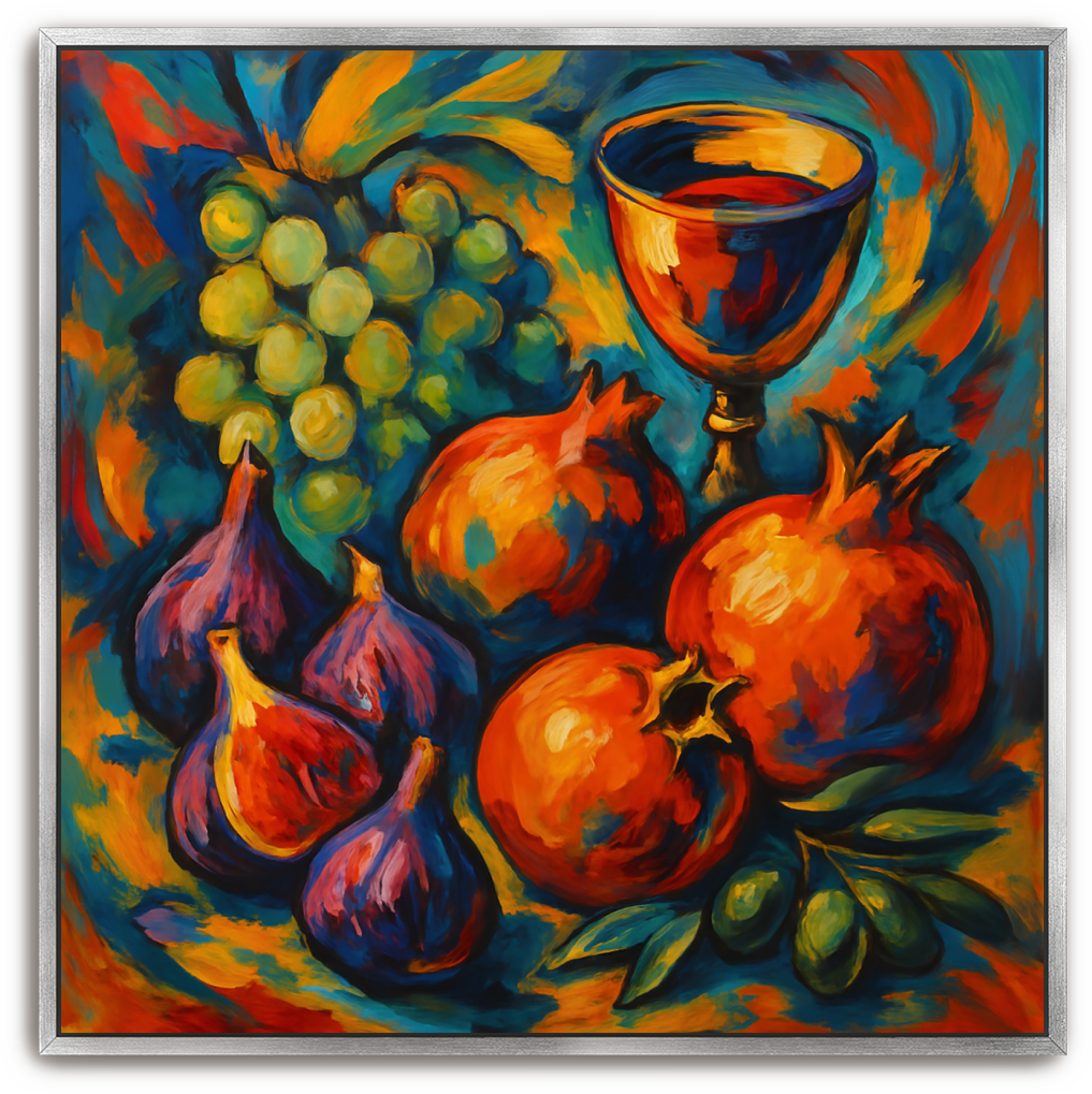 Tu B'Shvat - Abstract Expressionism - Scriptures Illustrated