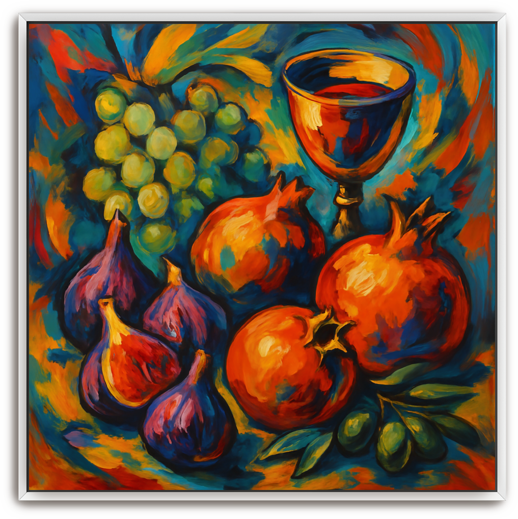 Tu B'Shvat - Abstract Expressionism - Scriptures Illustrated