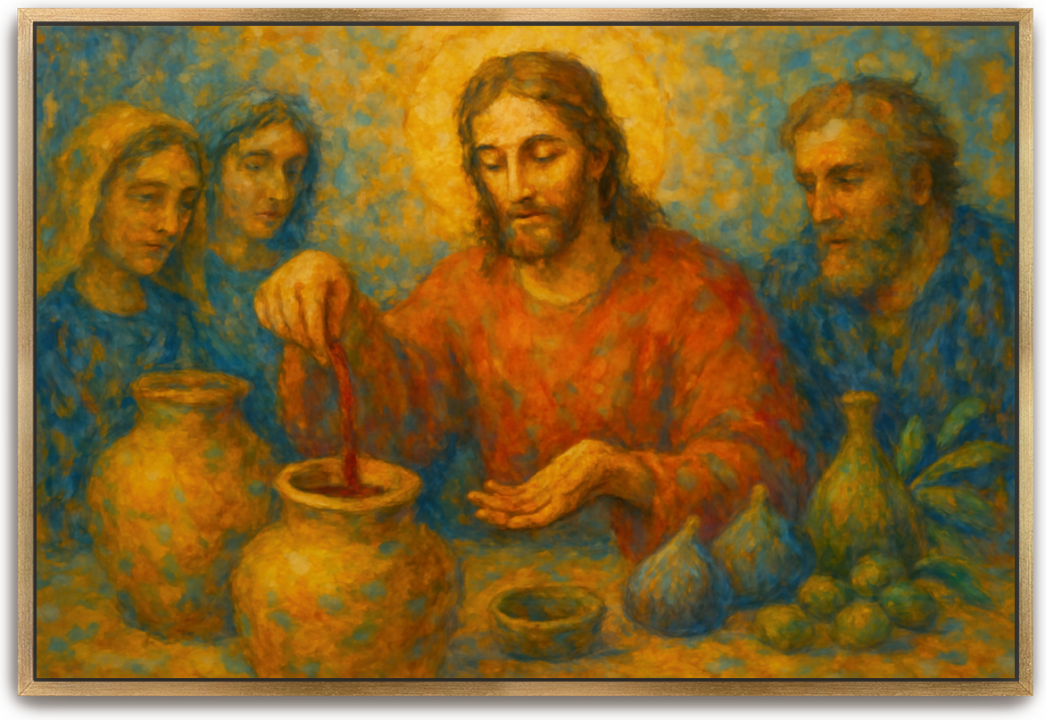 Water to Wine - Impressionism - Scriptures Illustrated