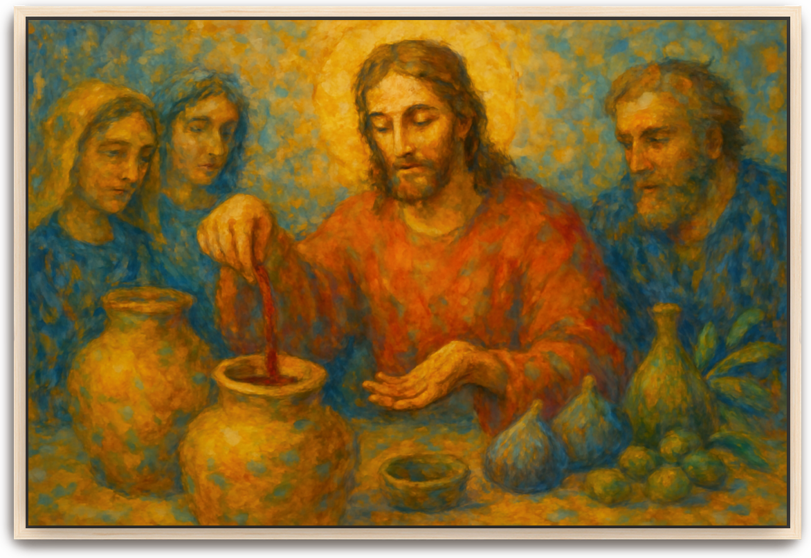 Water to Wine - Impressionism - Scriptures Illustrated